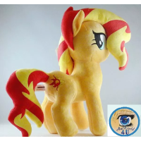 My little Pony knuffel Sunset Shimmer +/- 30cm  (doet niet mee met het knuffel pakket)